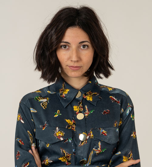 Shoulder length a line bob