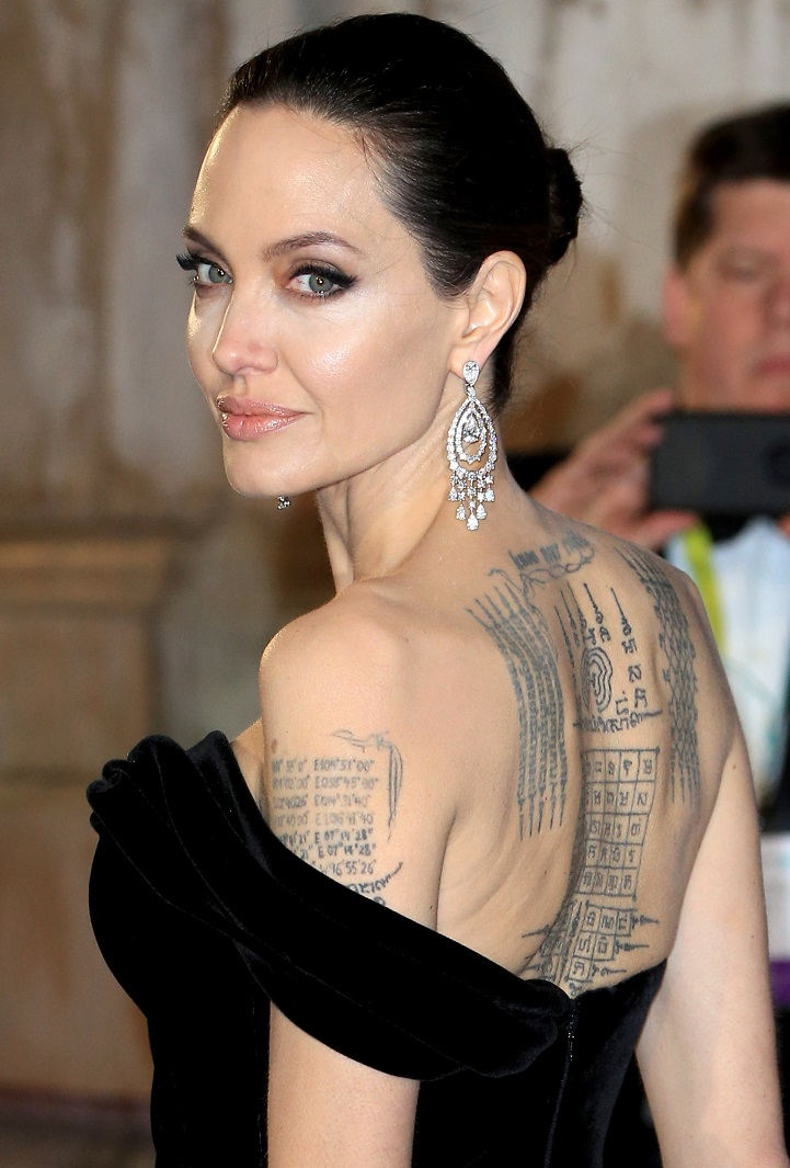 London,,united,kingdom, ,february,18,,2018:,angelina,jolie,attends