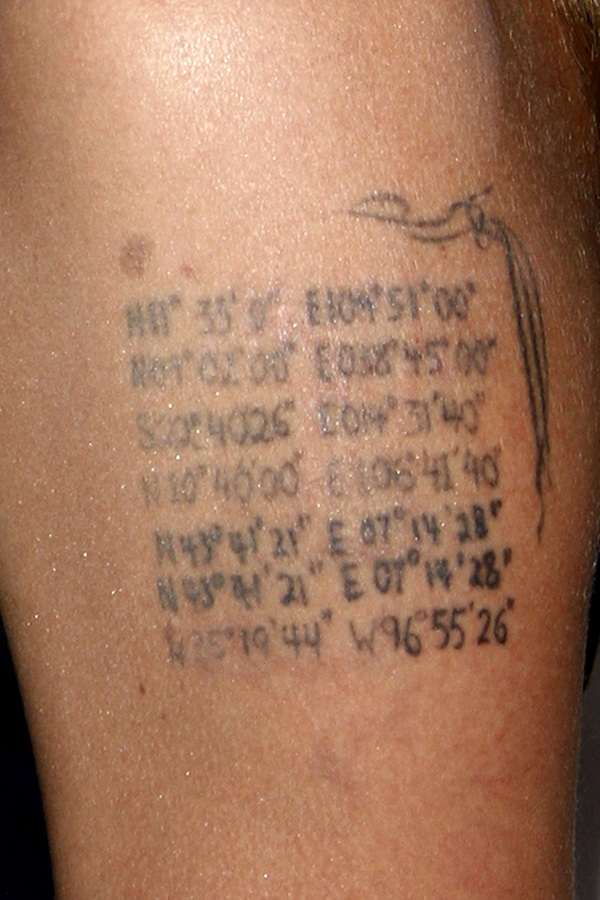 Angelina Jolie Tattoos
