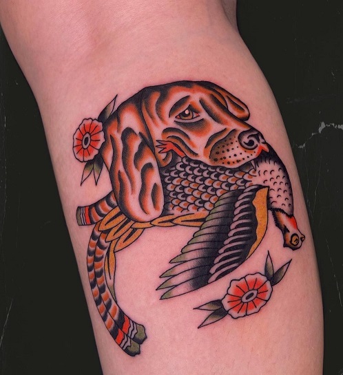 Animal Skin Hunting Tattoos