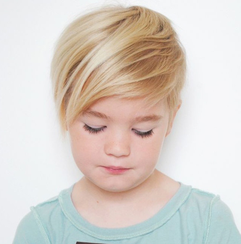Baby girl hairstyle for short hair