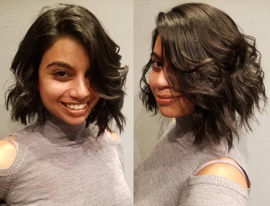 Layered Black Bob Hairstyle