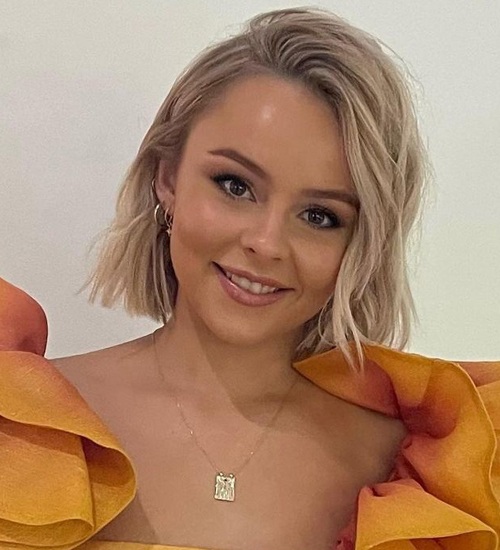 Blonde Bob Haircut with Wavy Tresses
