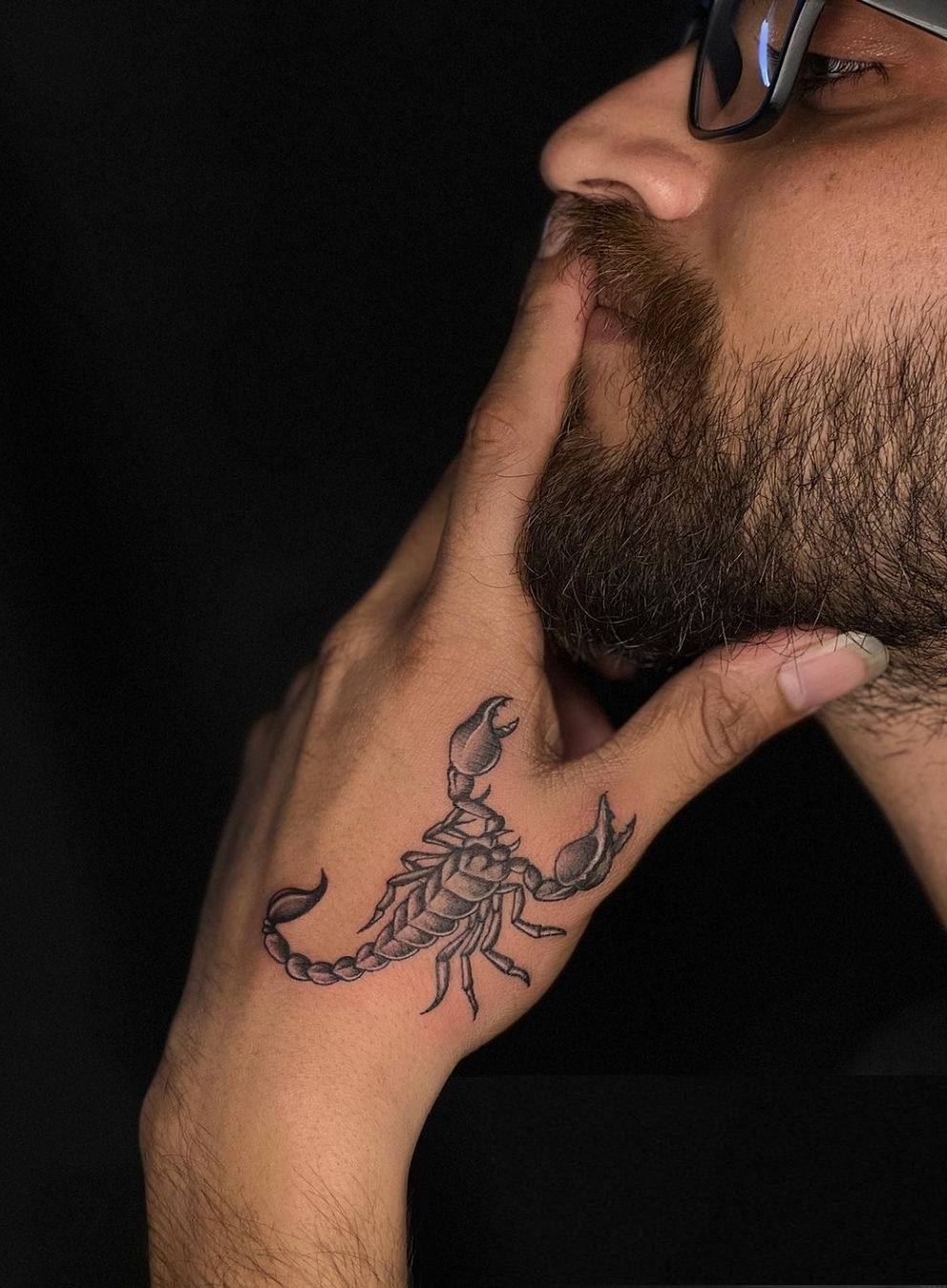 Bold Scorpion Hand Tattoo