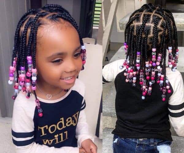 African Inspired Kids Braids