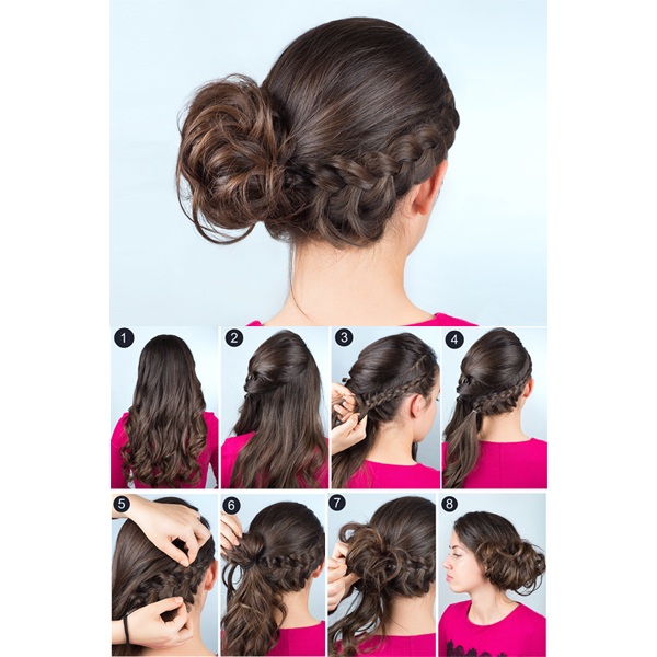 Brided Bun Hairstyles 3