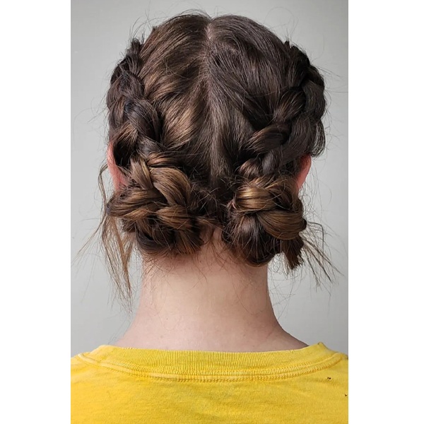 Brided Bun Hairstyles 8