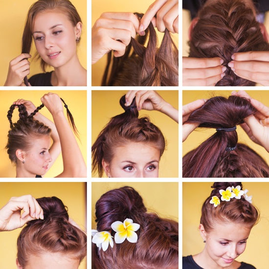 Bun Hairstyles For Girls 123