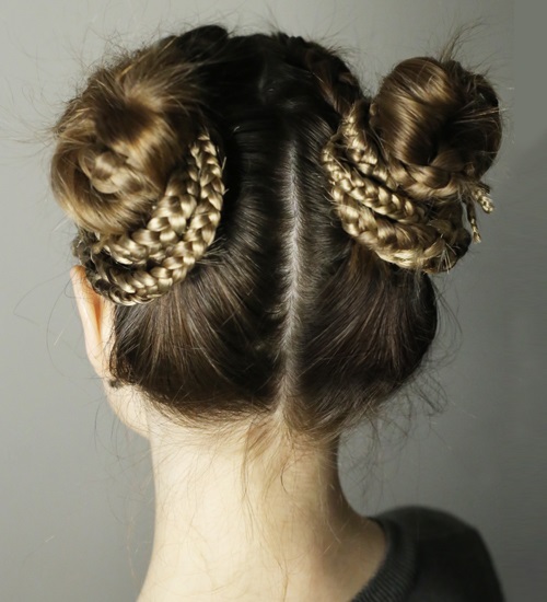 Bun Hairstyles For Girls 125