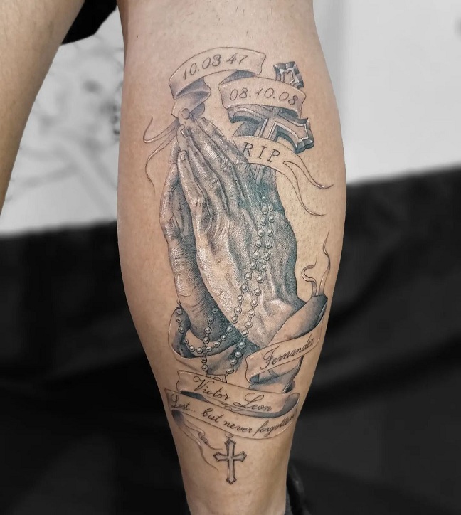 Catholic Rosary Tattoo Designs