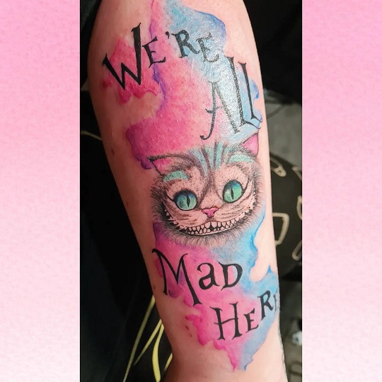 Cheshire Cat Tattoo
