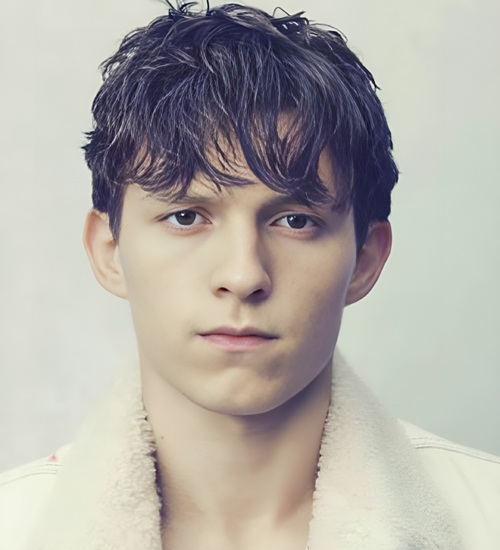 College Boy Hairstyle for Curly Hair