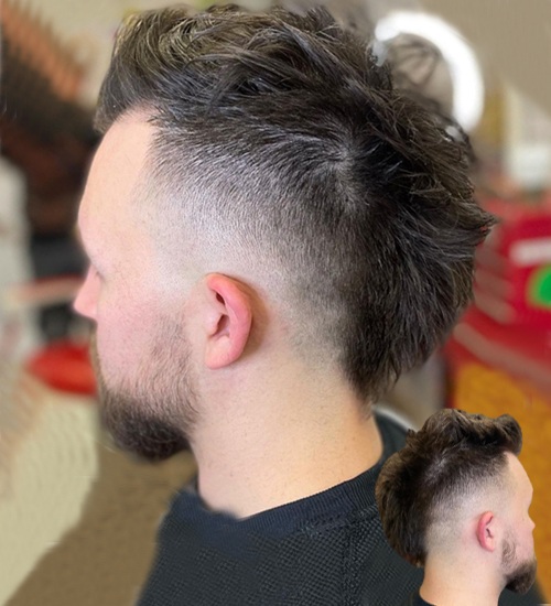 Short Crew Cut with Fade