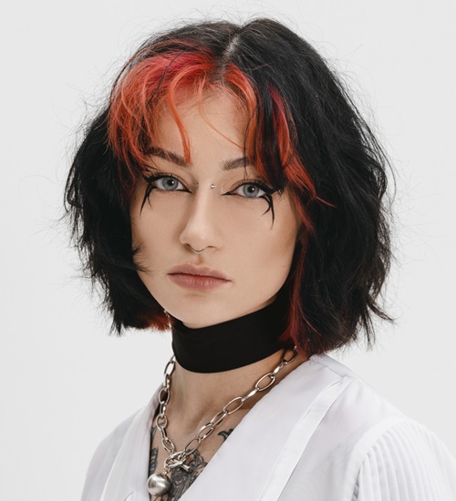 Curtain Bang Hairstyles 4