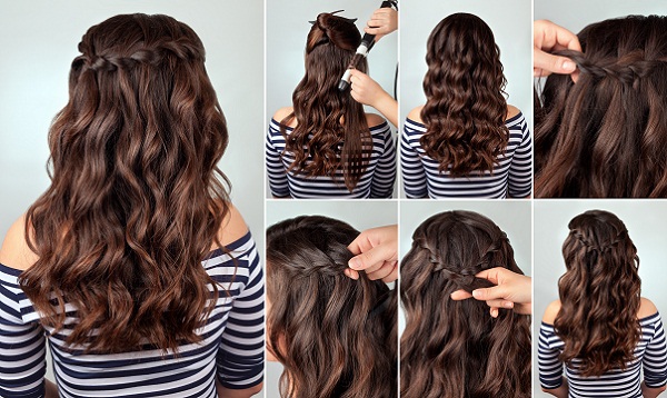 Braided Hairstyle for Curly Hair