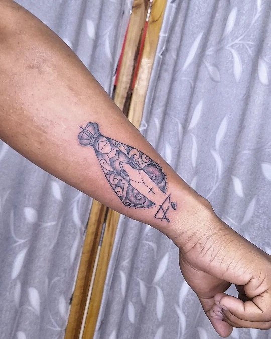 Holy Mary Catholic Tattoo
