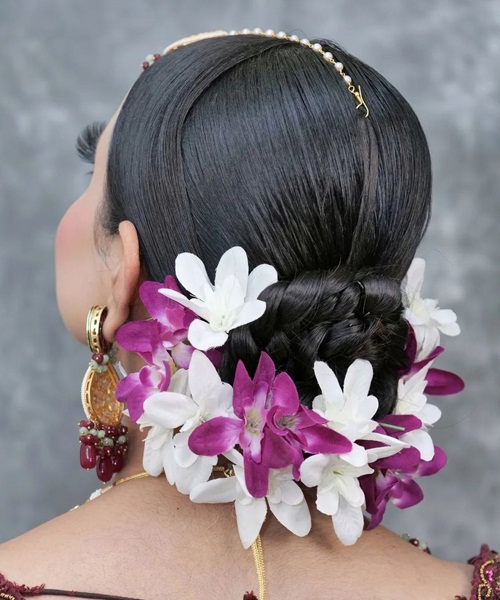Indian Bun Hairstyles 1
