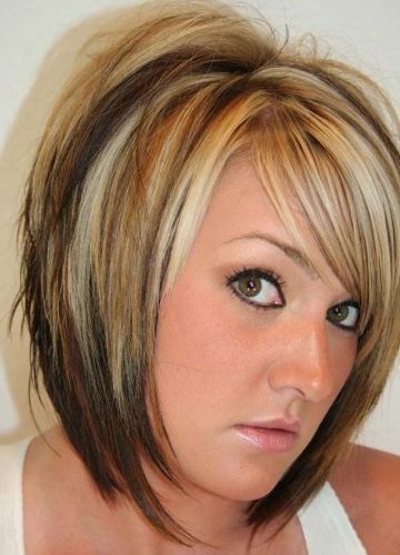 Medium length inverted bob
