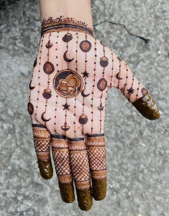 Karva Chauth Mehndi Design