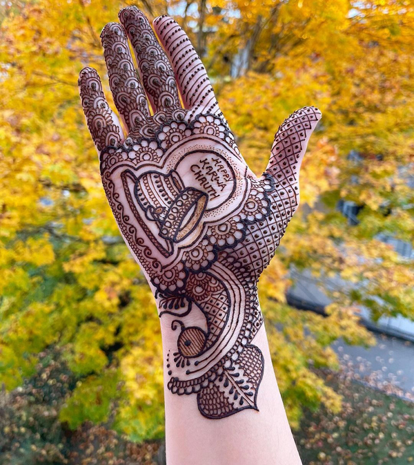 Karva Chauth Mehndi Designs
