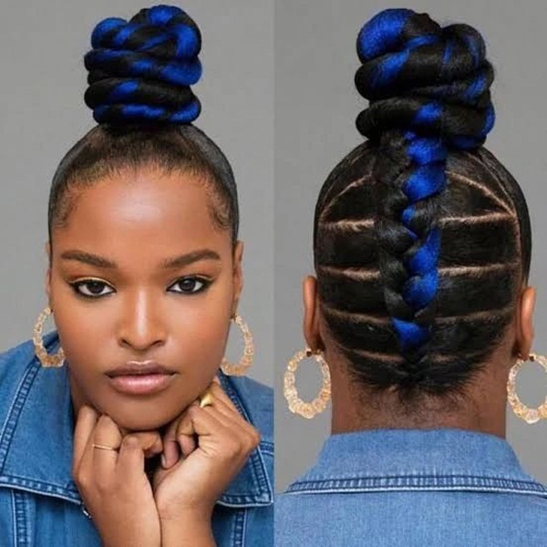 Cornrow Braided Knot