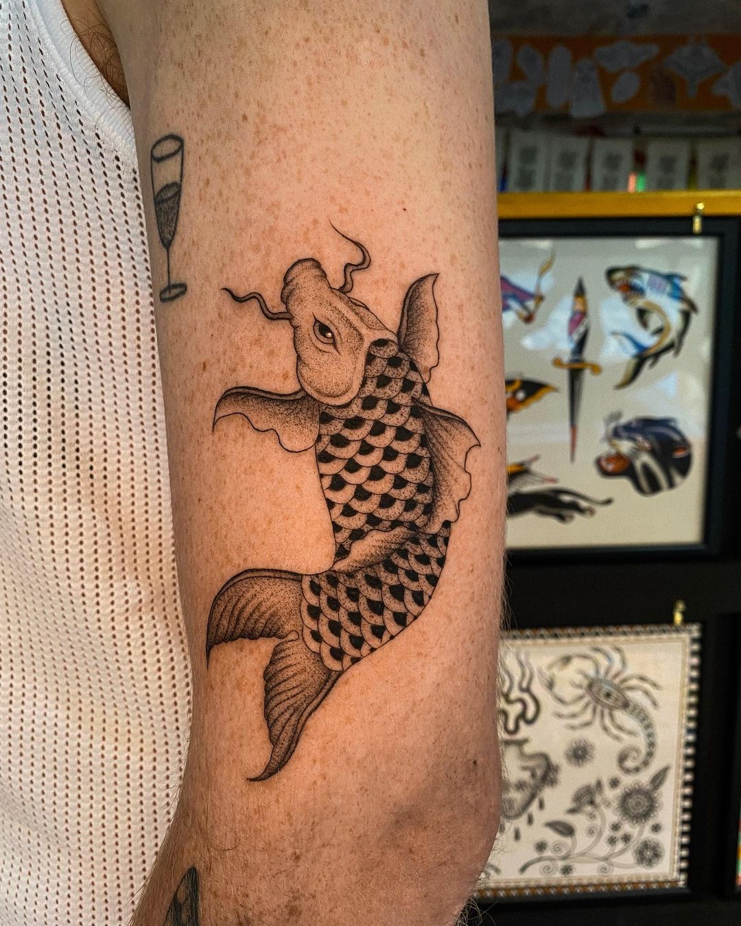 Koi Fish Arm Tattoo