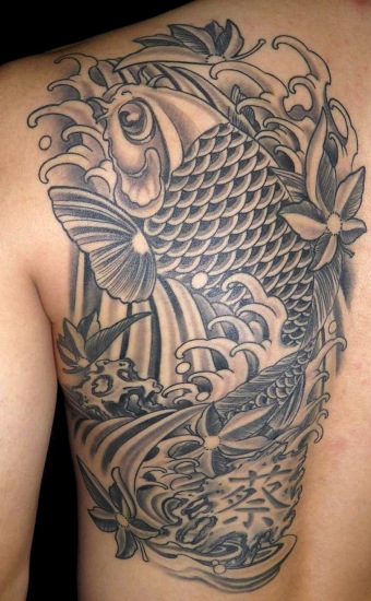 Artistic Koi Fish Tattoo Designs