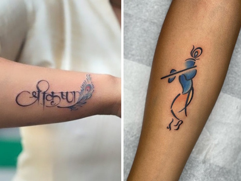 Krishna Tattoo Designs