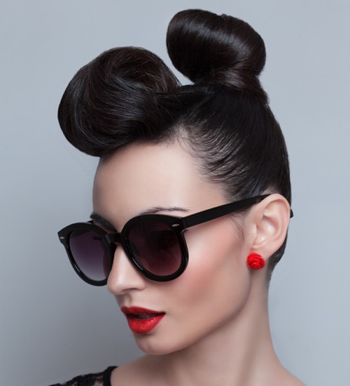 Long Bun Hairstyles 129