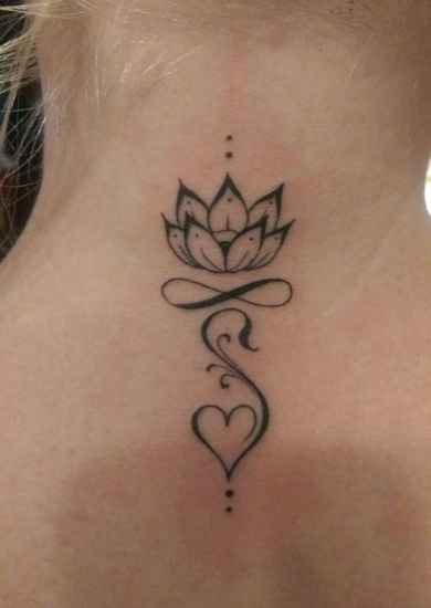 S Tattoo Design On Neck