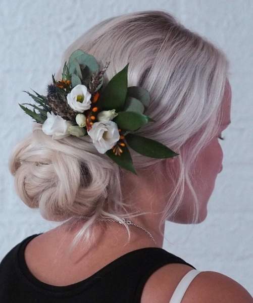 perfect messy bun for long hair