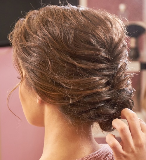 Medium Bun Hairstyles 123