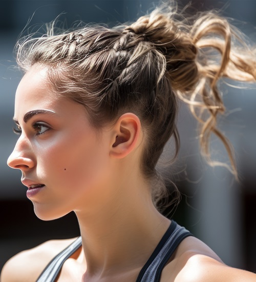 Medium Bun Hairstyles 131