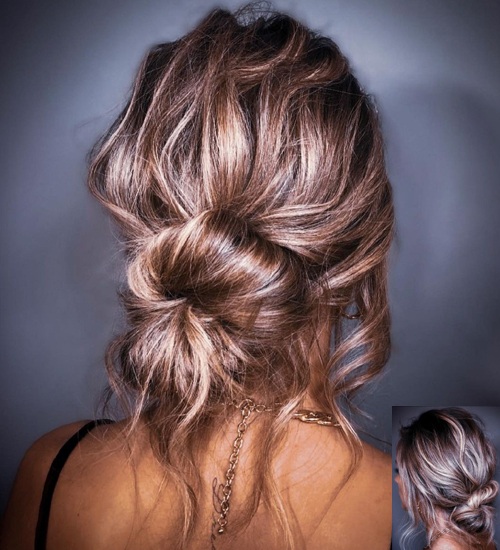 Messy Bun Hairstyles for Wedding