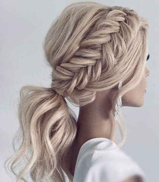 Messy Braid Ponytail