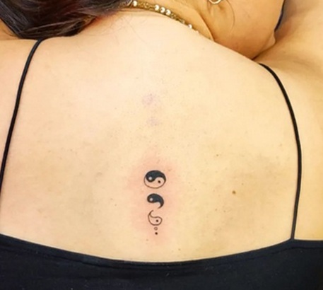 Minoryin Yang Back Tattoo