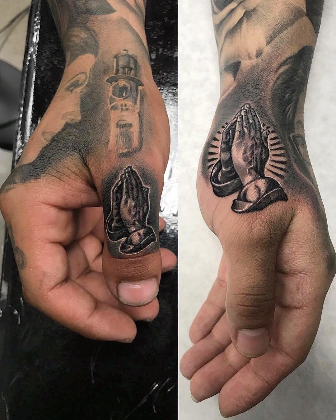 Praying Hands Tattoo