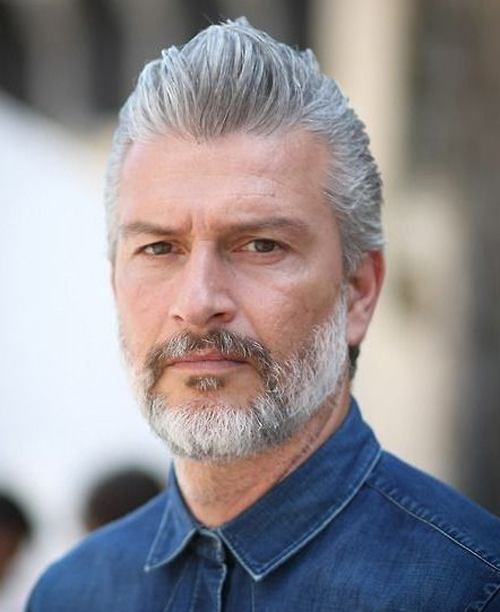 short hairstyles for gray hair