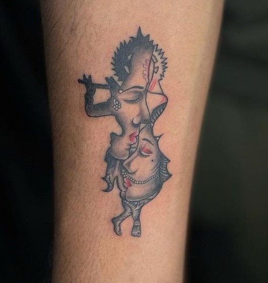 Radha Krishna Tattoo