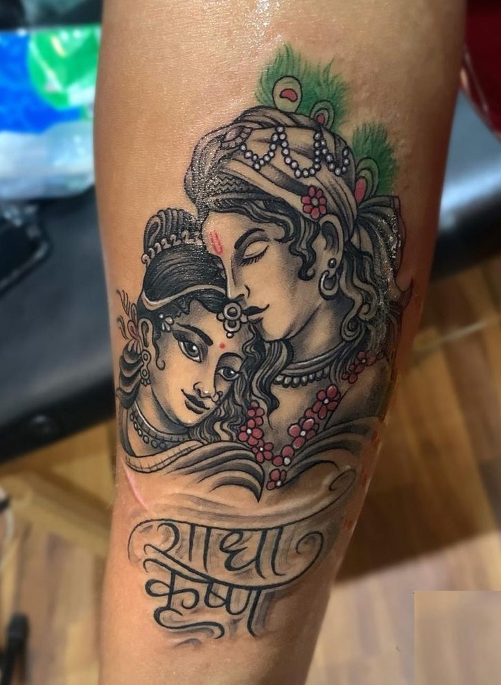 Radha Krishna Tattoos