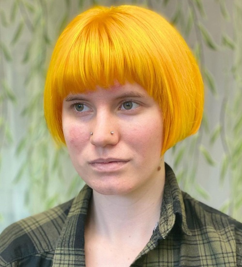 Edgy Ombreshort Bob Cut