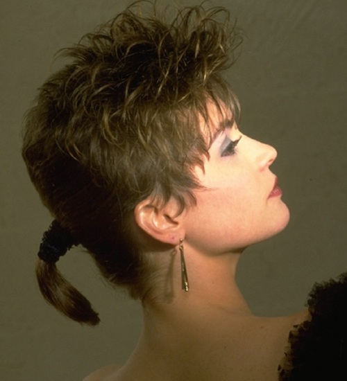 Ponytail Hairstyles for Short Hair with Bangs