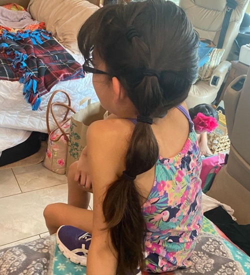 Side Ponytail Hairstyles for Little Girls with Long Hair