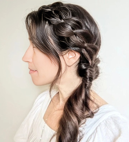 Simple Side Ponytail Hairstyles for Medium Hair