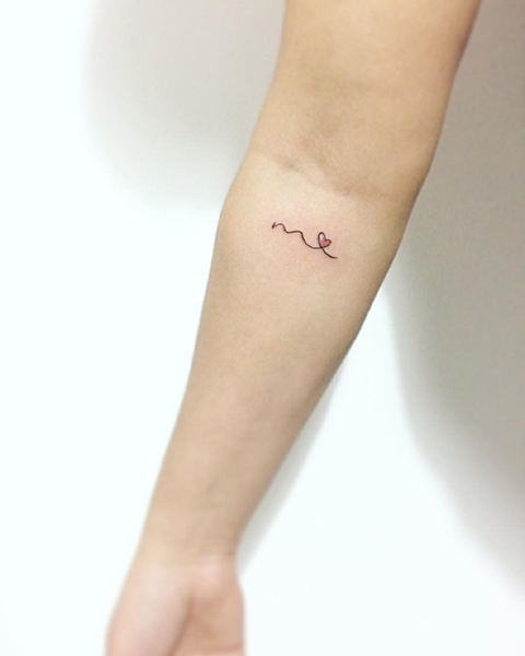 M Letter Tattoo On Hand