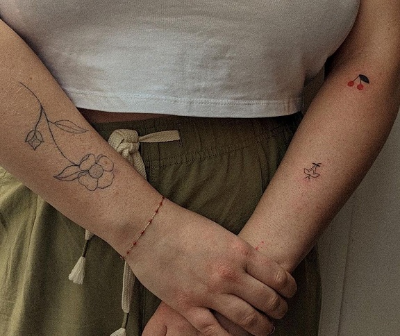 Simple Patchwork Tattoos