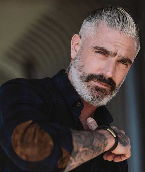 Slicked Back Hairstyle