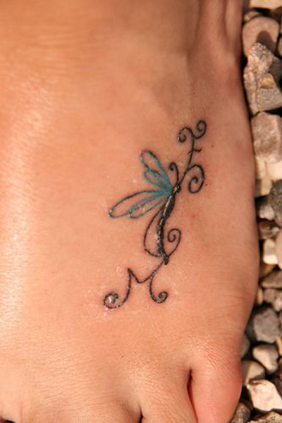 Splendid M Alphabet Tattoo