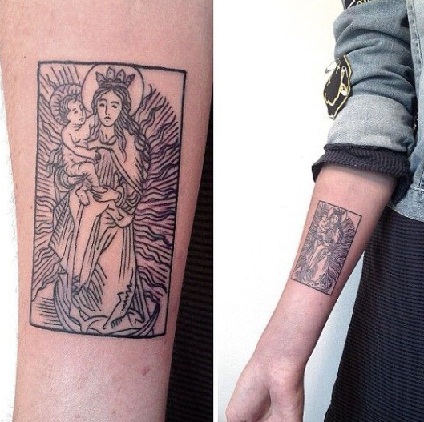 Tarot card tattoos design
