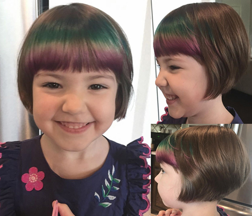 Short hairstyles for kid girl